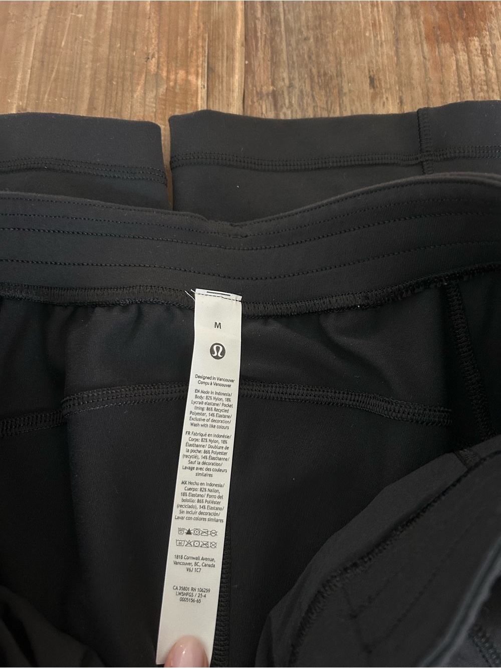 Lululemon Women’s Black Performance Pants‎ Mid Weight Straight Leg Pants M - Picture 4 of 10